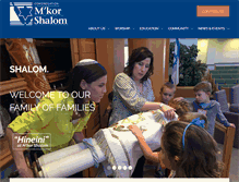 Tablet Screenshot of mkorshalom.org